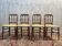 Set of 4 Napoleon III "Cathedral" chairs