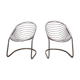 Paire de fauteuils chrome vintage de Gastone Rinaldi 1970