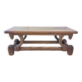 Solid oak coffee table 1950