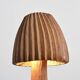 Large Brutalist Gouge Lamp, circa 1970