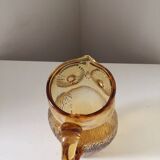 Cruche chouette en verre, 1970