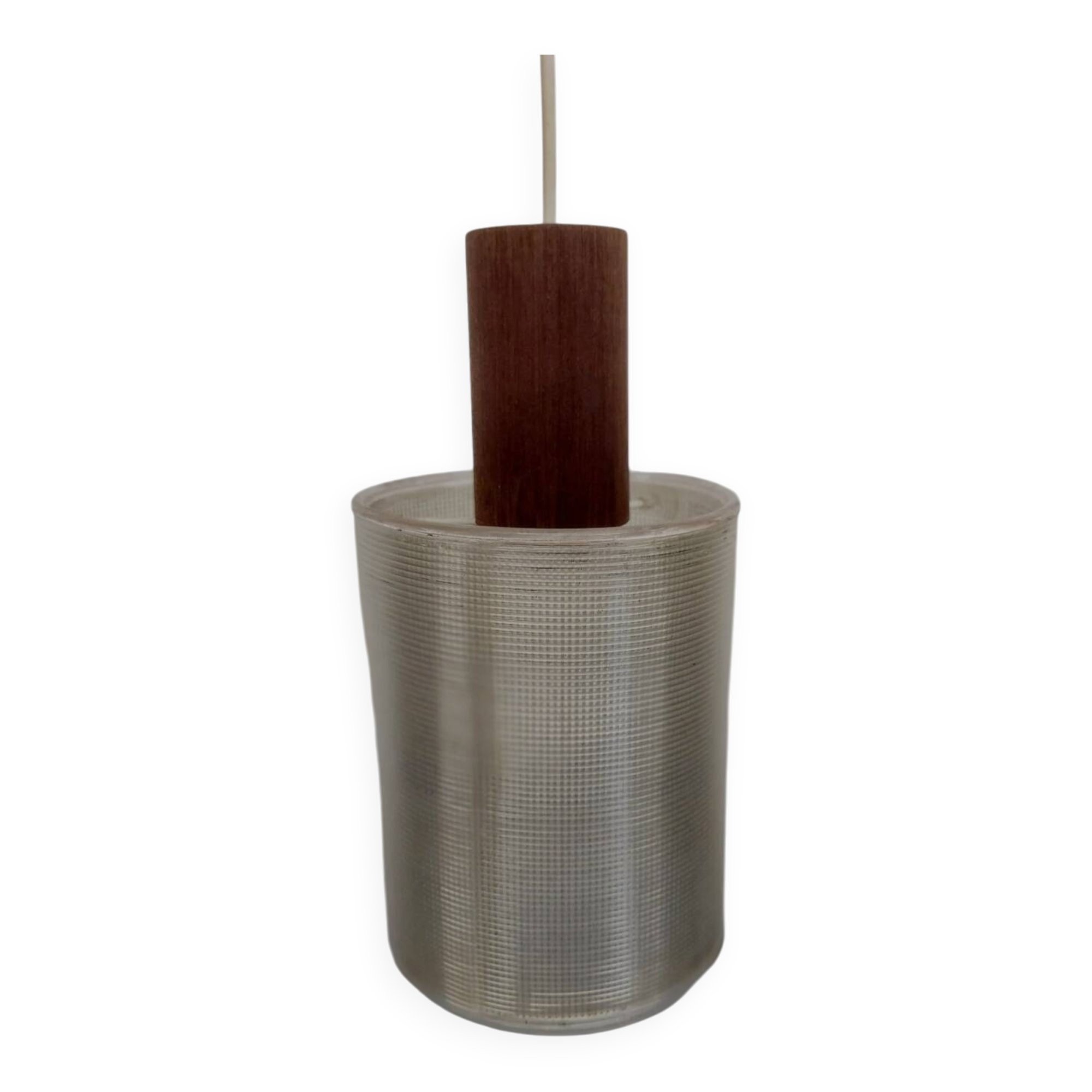 Vintage pendant lamp, Scandinavian style plexiglass