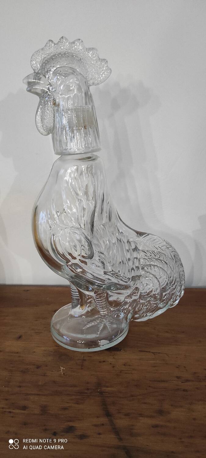 Rooster bottle carafe