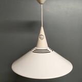 Brilliant luminaires - Vintage pendant light in white lacquered metal - 80s