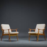 Model 563 Chairs by Fredrik Kayser for Vatne Lenestolfabrikk, Norway, 1960s, Set of 2