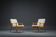 Model 563 Chairs by Fredrik Kayser for Vatne Lenestolfabrikk, Norway, 1960s, Set of 2