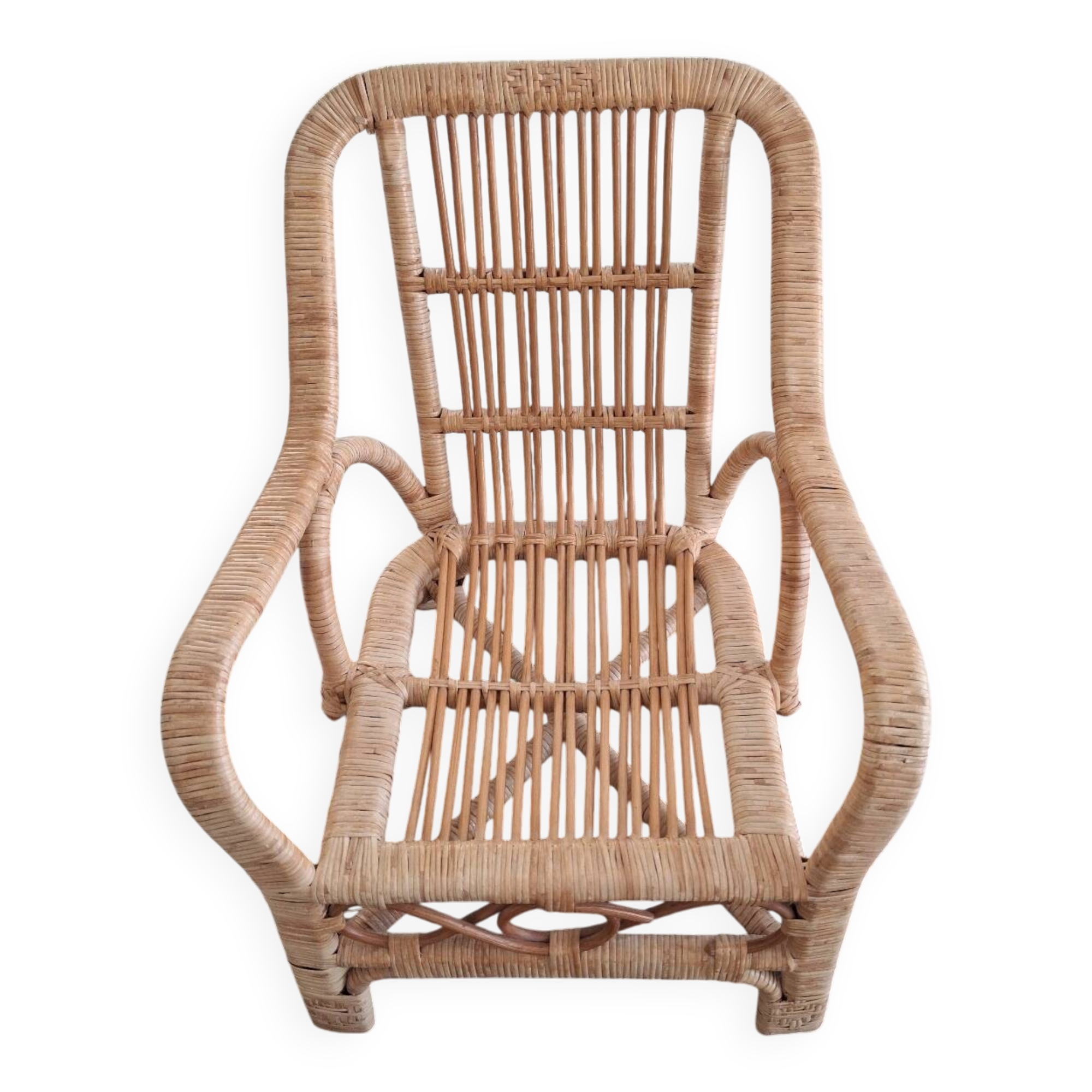 Rattan armchair for children