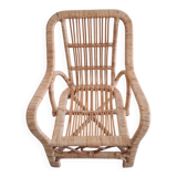 Rattan armchair for children