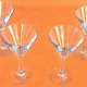 Lot de 4 verres à cocktail années 1970