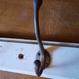 Wall coat rack with 5 hooks