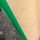 Green tubular vintage folding screen, 1980