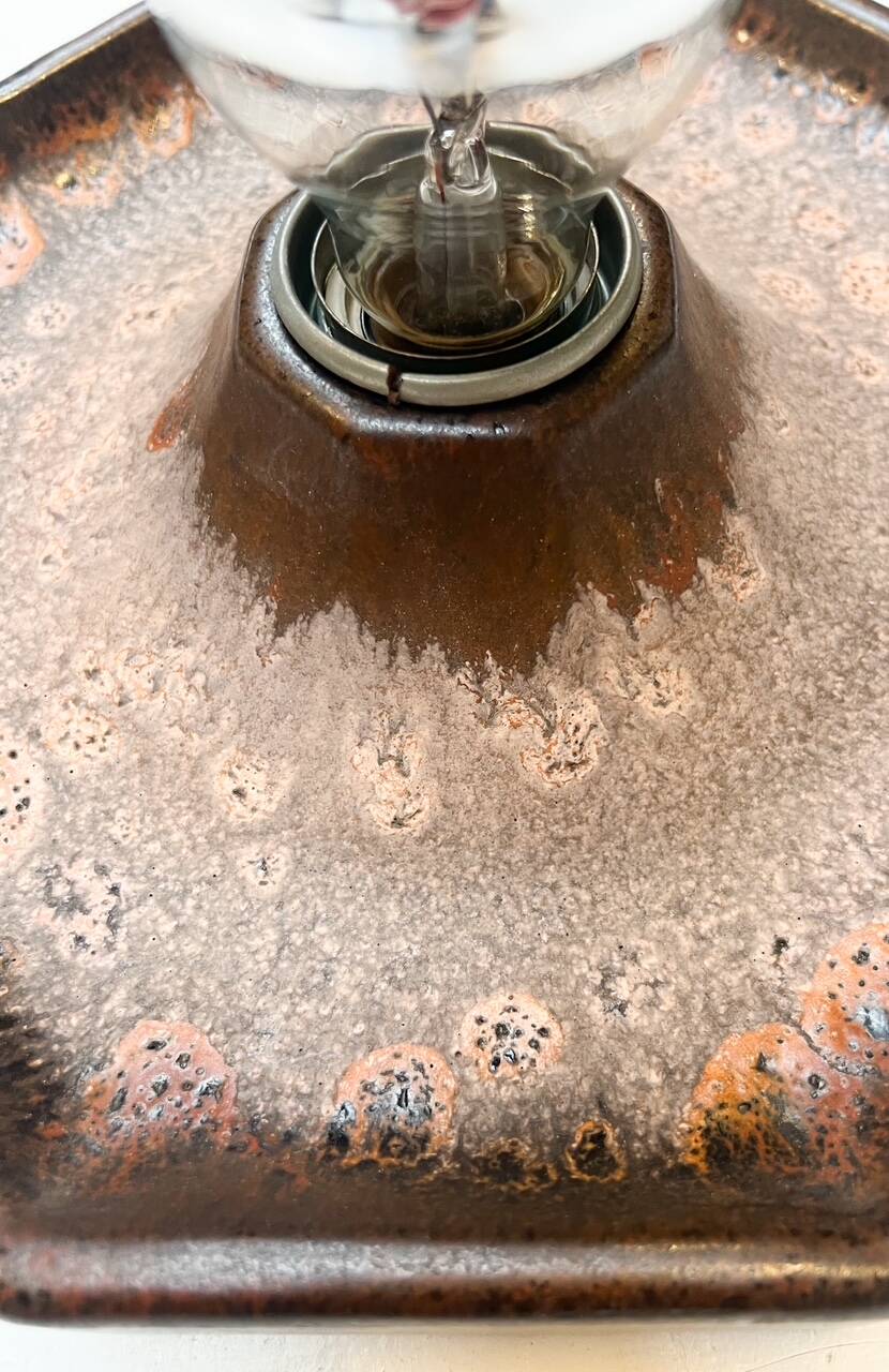 Ceramic wall lamp by Hustadt Leuchten, 1970s