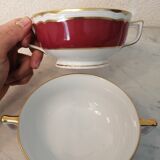Écuelle à bouillon en porcelaine de Limoges Raynaud