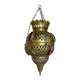 Old vintage oriental lantern pendant lamp in brass