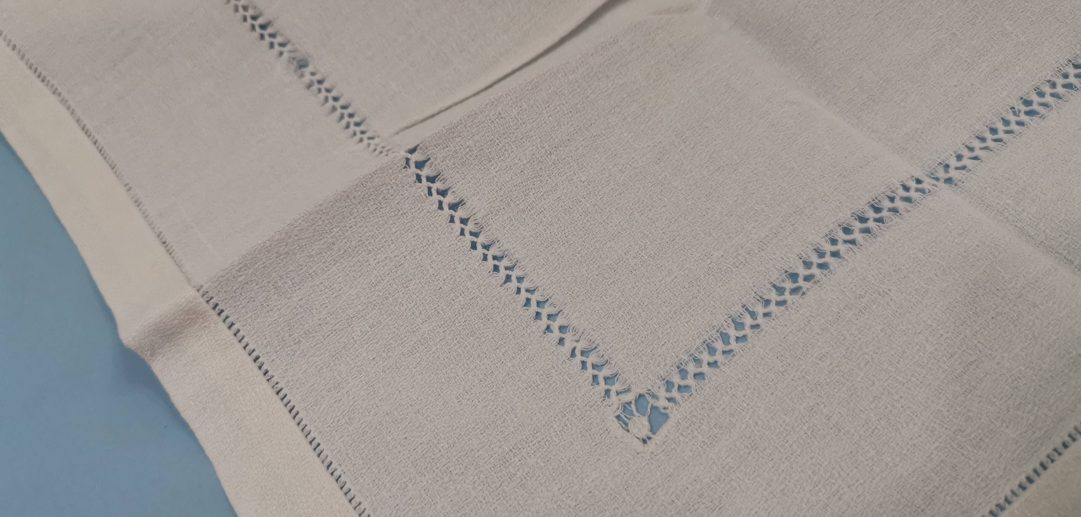 Set of 6 old linen napkins from the 1900s
