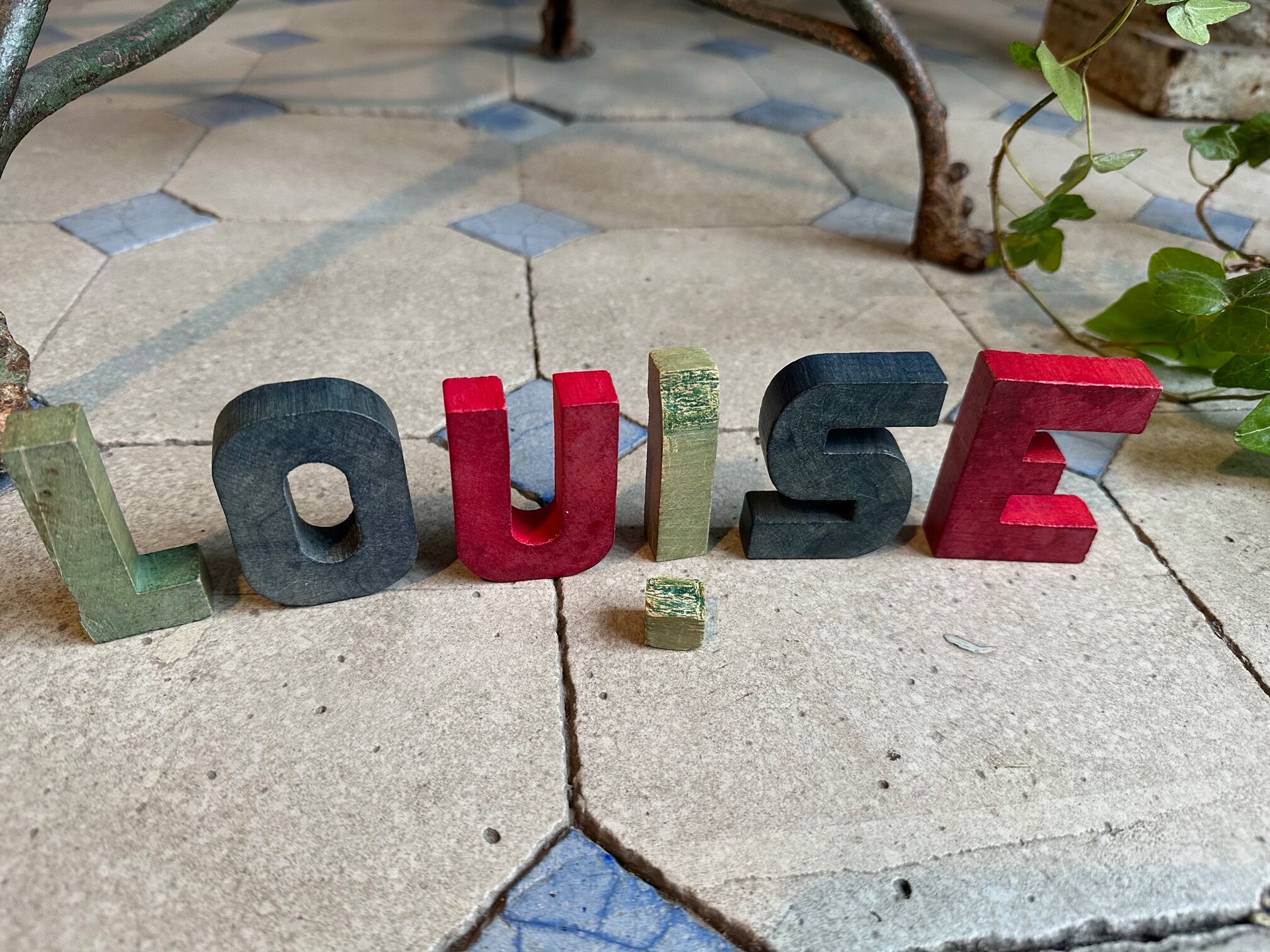 Wooden letters