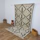 Handmade wool Berber rug 155 x 150 cm