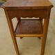 Small art deco style piece of furniture with one drawer and one shelf