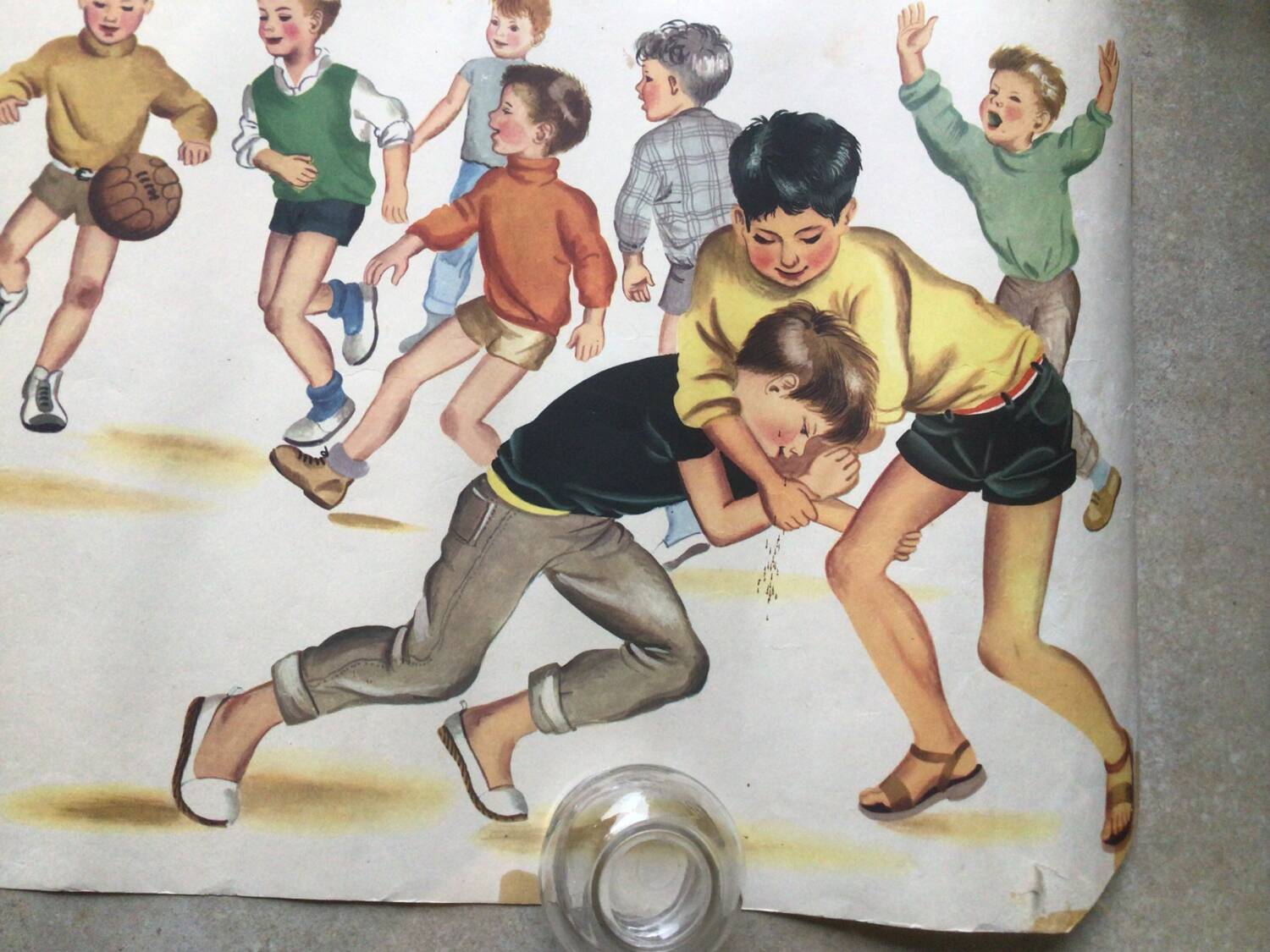 Vintage school poster boy