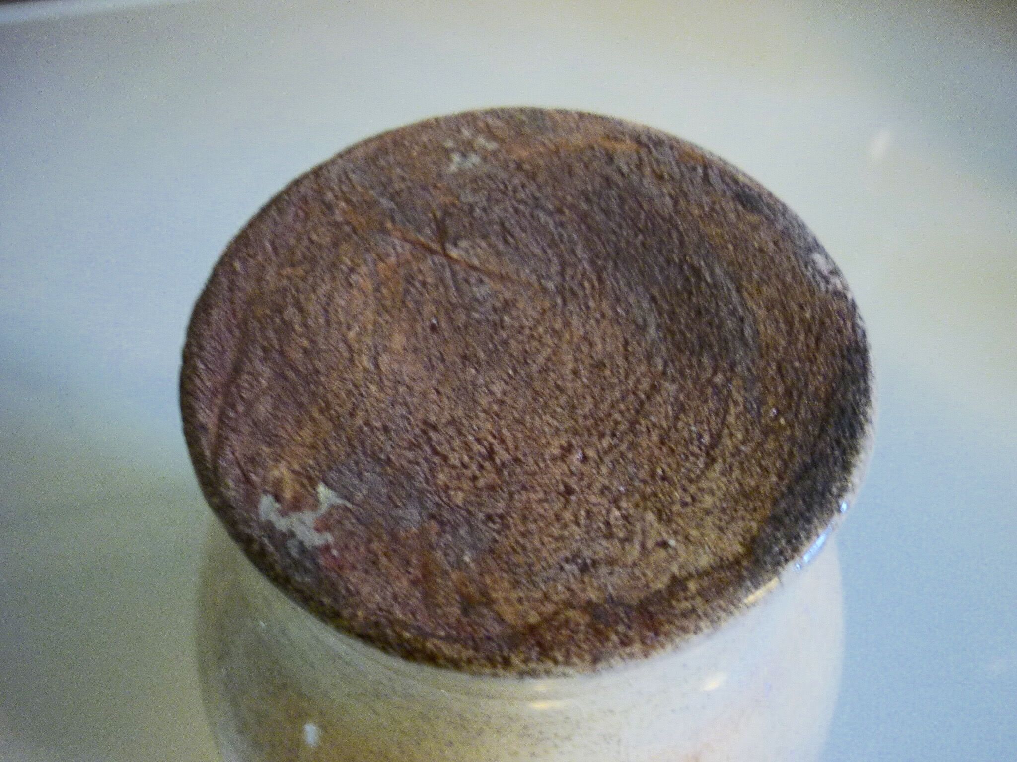Georges Pelletier's beige-pink and gold ceramic vase