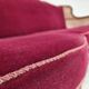 1950s, Danish 3-seater sofa, furniture velour, ash wood, mesh.