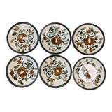 Boch La Louvière patterned plates