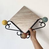 Vintage coat rack with mirror