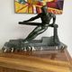 Bronze Sculpture - Georges Gori - The Helmsman - H. 30cm - Base: 15 X 42cm