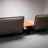 Système de canapé Beam avec table basse Walnut Beam Conçu par Patricia Urquiola pour Cassina