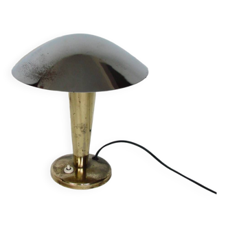 Art deco mushroom lamp, Czechoslovakia 1940's.