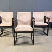 Set of 6 vintage dining chairs attributed to Tobia Scarpa, 1970s