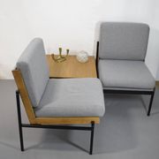 Fauteuils, chauffeuses de salon vintage, 1960