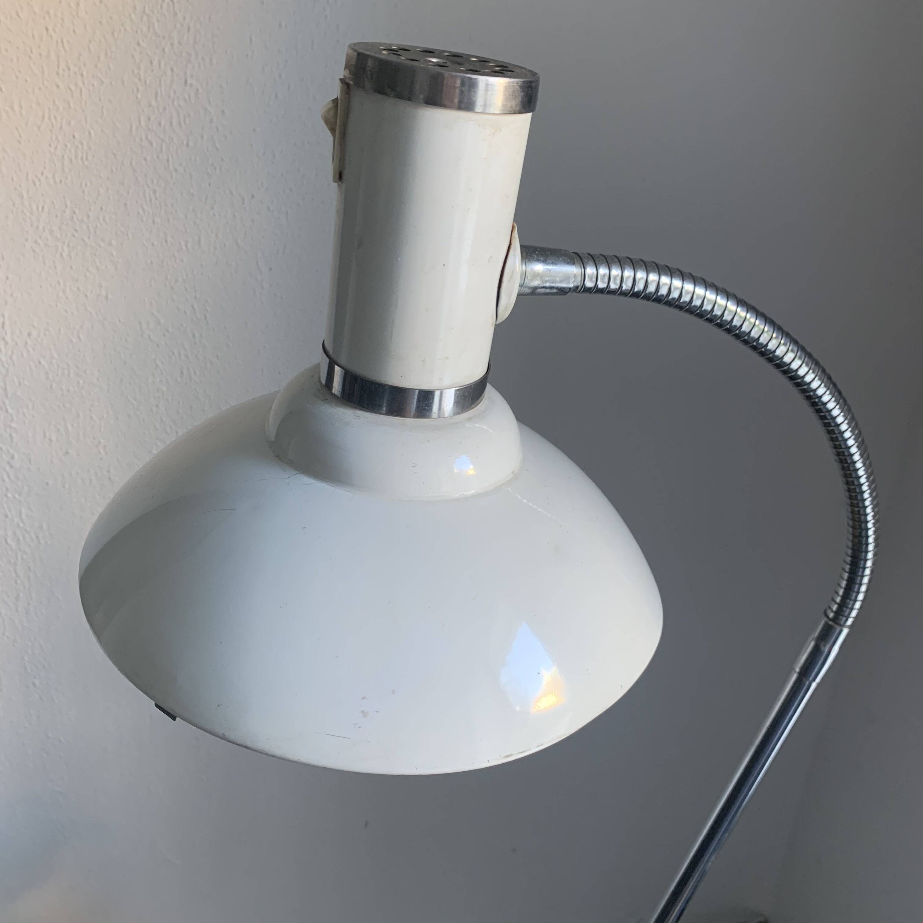 Lampe vintage 1950 industrielle Solr Paris Ferdinand Solere - 75 cm