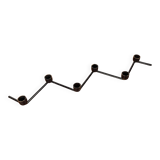 Mid-century Danish minimalist metal candlestick from the 1960s.