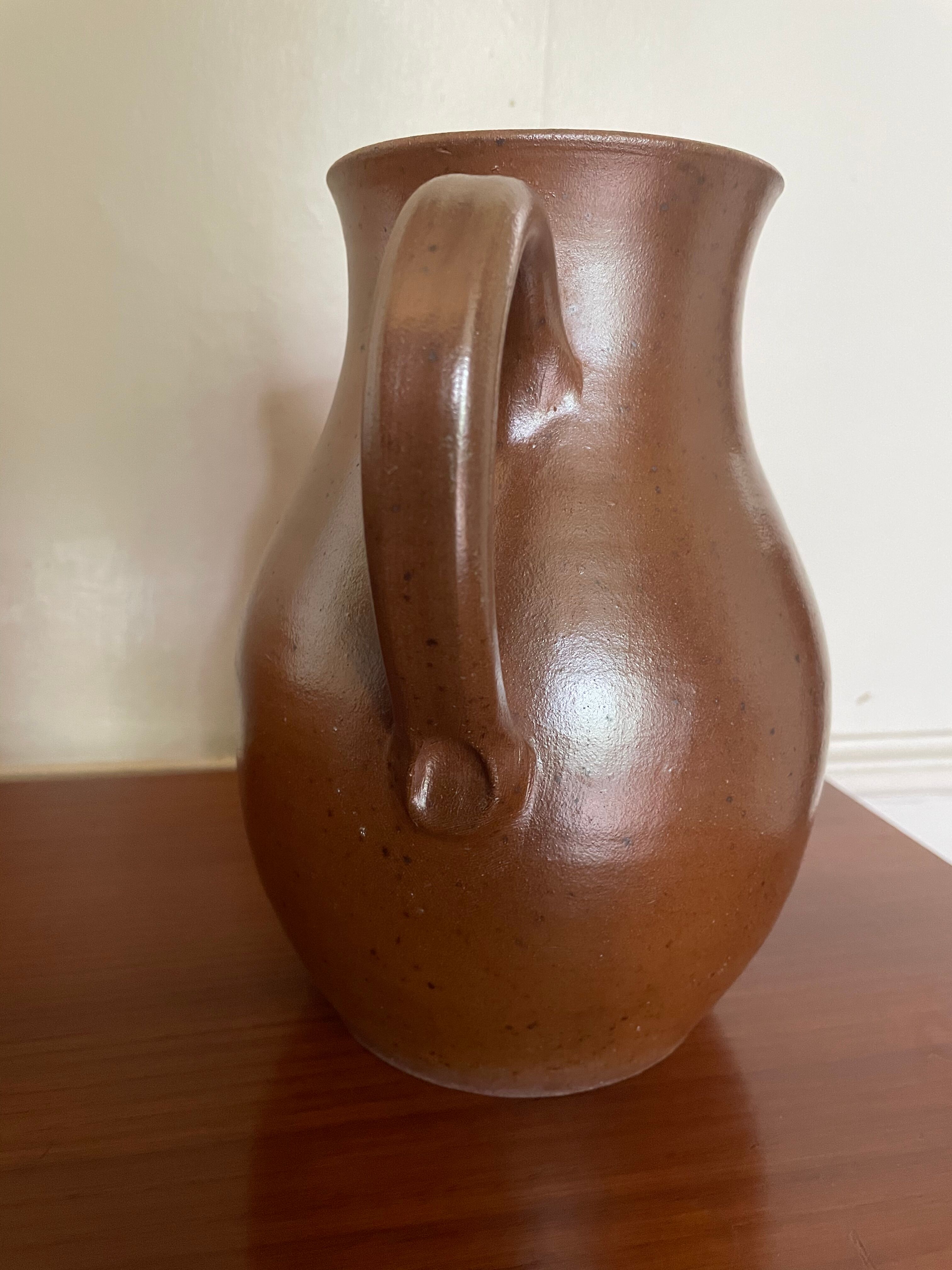 Stoneware pitcher
