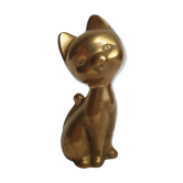 Chat en laiton