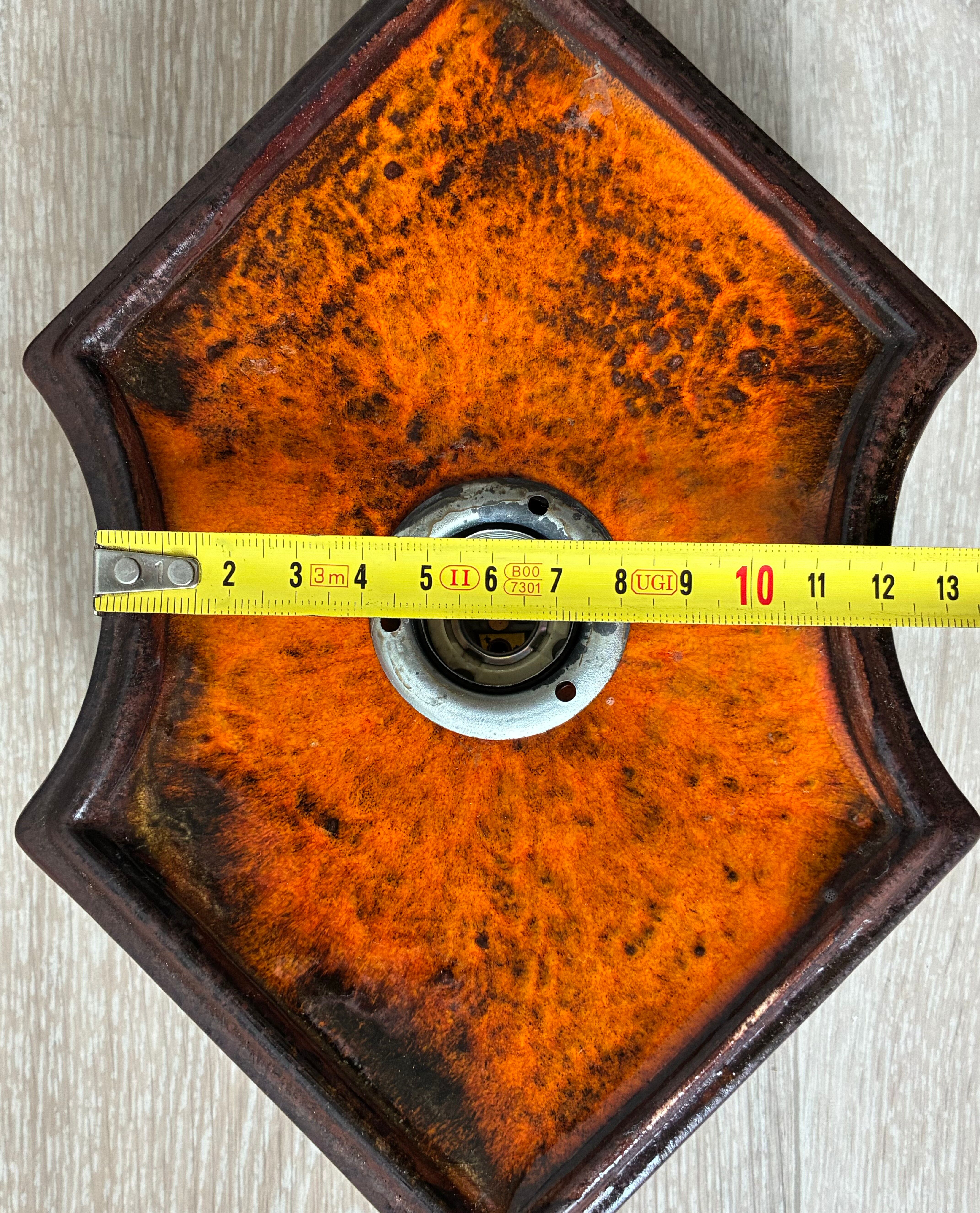 Pair of Fat Lava wall lights
