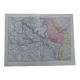 Carte géographique historique Larousse Grande guerre front français