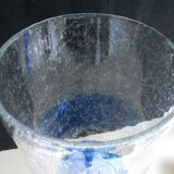 Bubbled glass vase transformable into a photophore