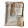 Nappe en coton /lin avec cinq serviettes dimension : hauteur -200cm- largeur -150cm-