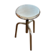 Tabouret à vis chromé d’atelier coiffeur