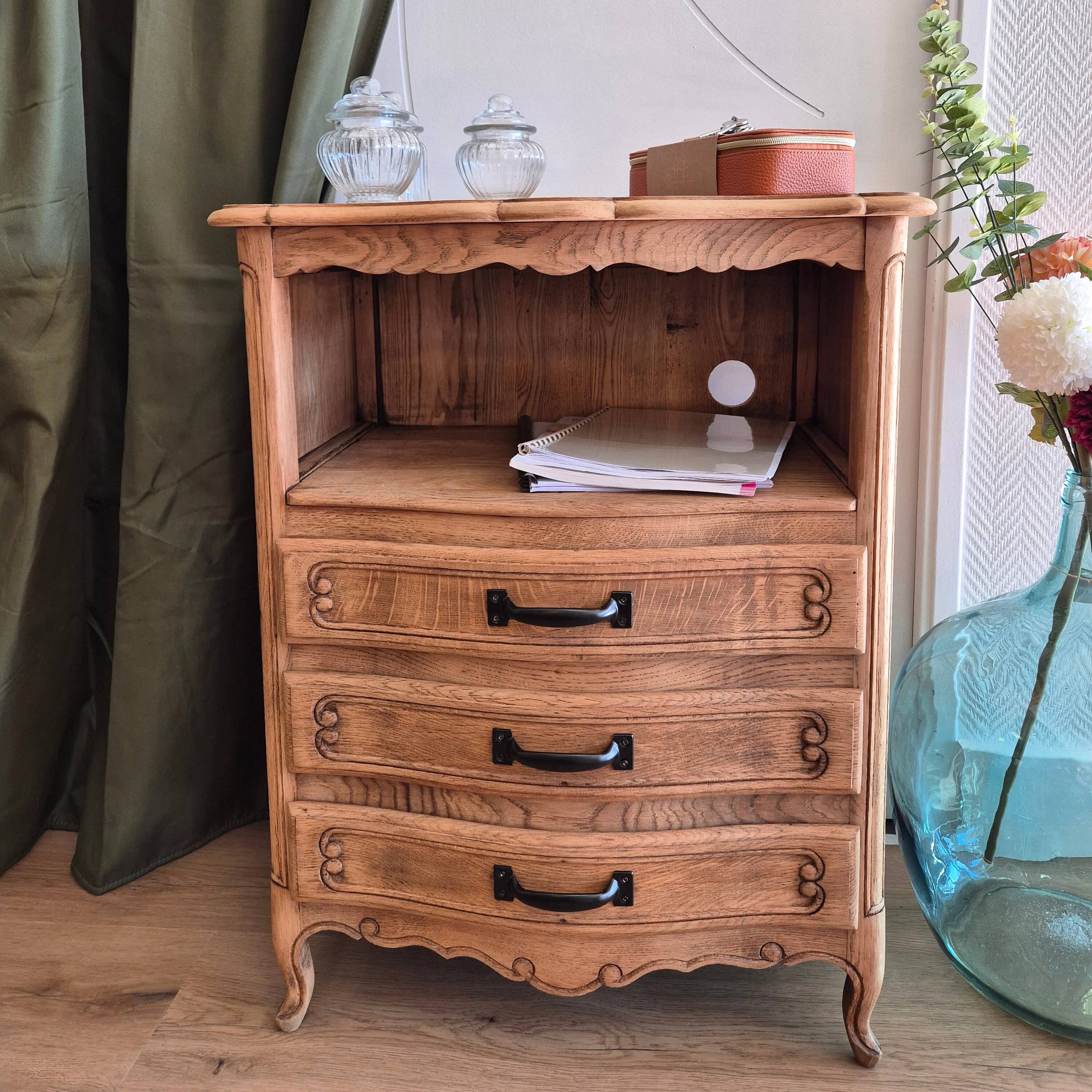 Antique bedside table