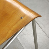 Mid-century Plywood Aluminum Chair, set of 2