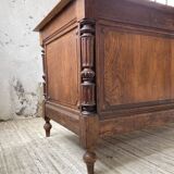 Drapery oak counter 1900