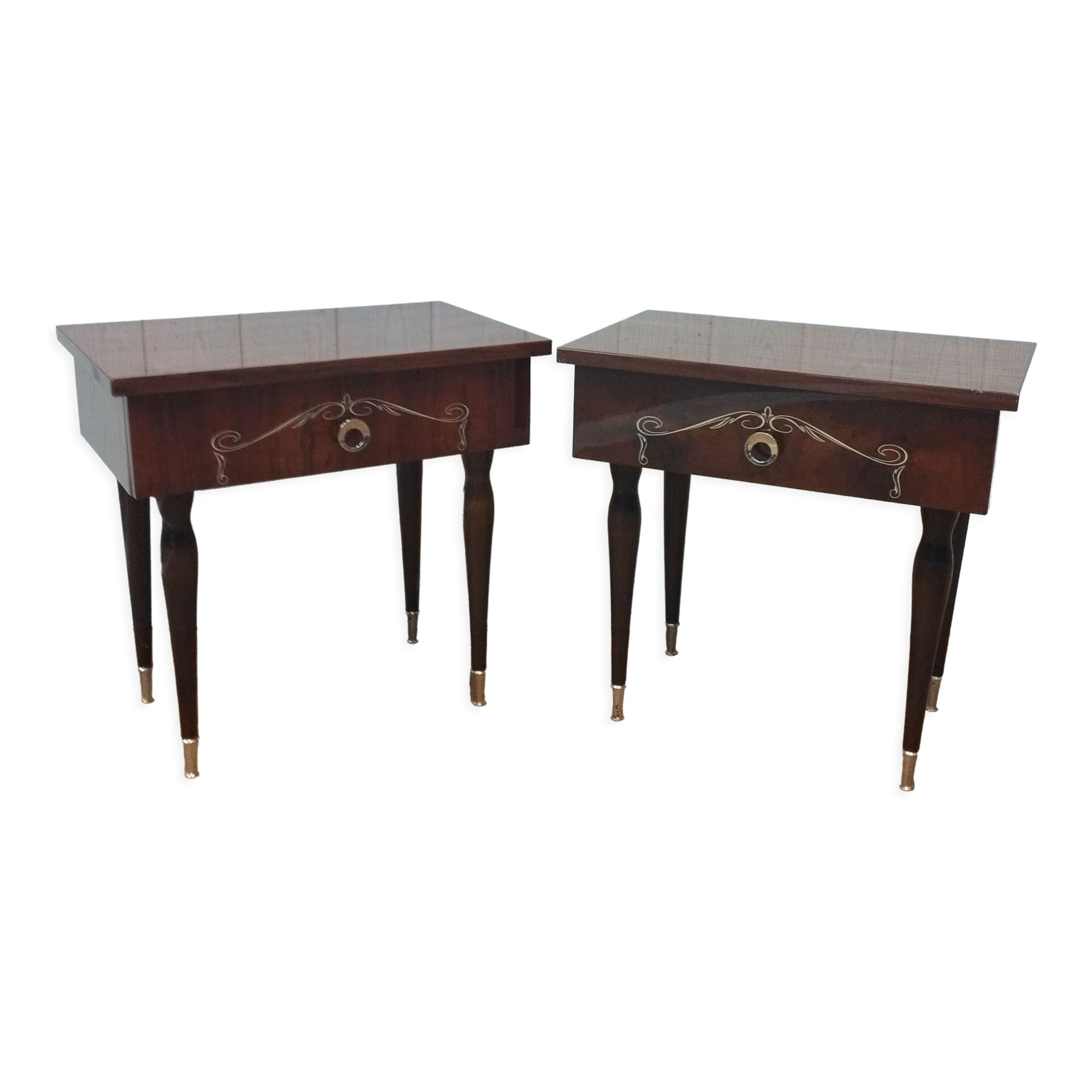 Pair of vintage bedside tables