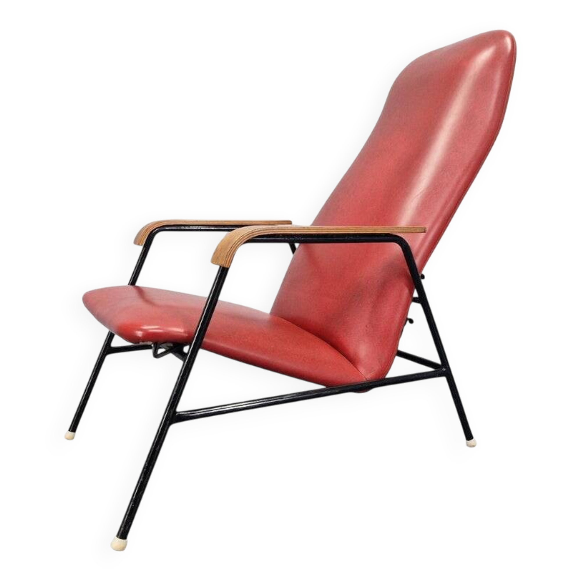 Rare Midcentury Easy Armchair, Sweden, 1960s