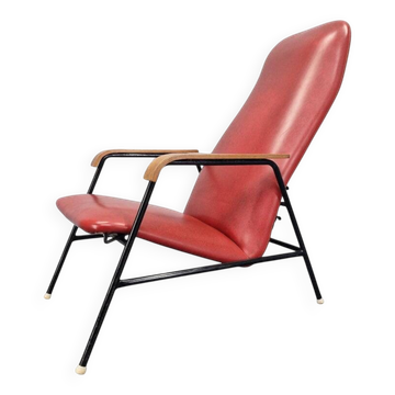 Rare Midcentury Easy Armchair, Sweden, 1960s