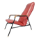 Rare Midcentury Easy Armchair, Sweden, 1960s