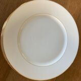 White Limoges plates