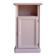 Antique bedside table revamped in pink.